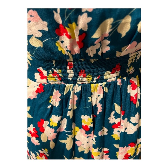 ANTHROPOLOGIE one shoulder floral maxi dress with pockets - Picture 8 of 16